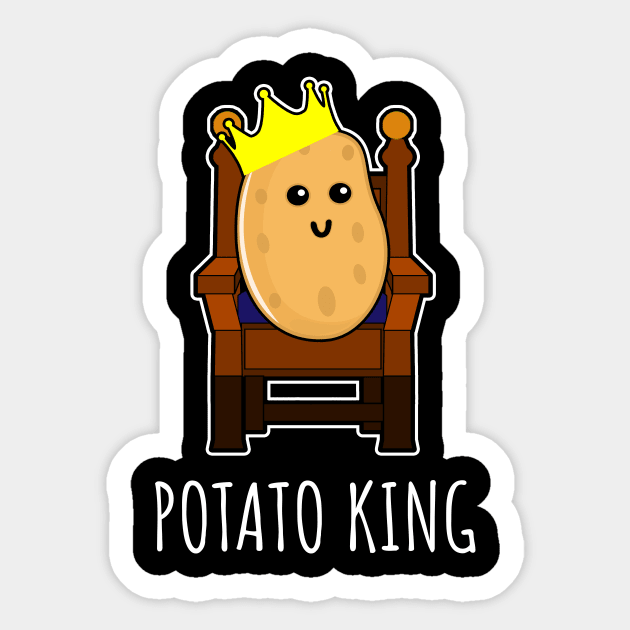 Potato King Sticker by LunaMay